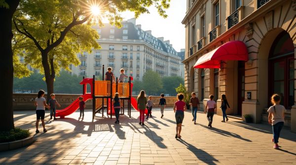 Où profiter des meilleures aires de jeux urbains à Paris